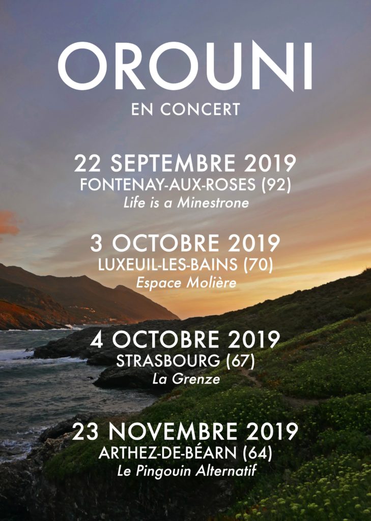 Orouni - French tour 2019