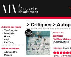 Orouni - <a href="http://www.adecouvrirabsolument.com/spip.php?article6130">À Découvrir Absolument</a>