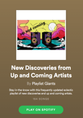 Orouni -<a href="https://open.spotify.com/playlist/14s2duEKAaFThD5MPteVV9">Playlist Giants - New discoveries</a>