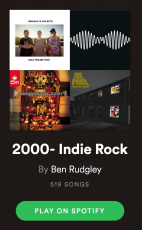 Orouni - <a href="https://open.spotify.com/playlist/4odljcNTE4mQDGclCtczHB">2000- Indie Rock</a>