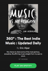 Orouni - <a href="https://open.spotify.com/playlist/0Q1RUMpYv8ZISCS5EeMJMz">Eric Alper - The best indie music</a>