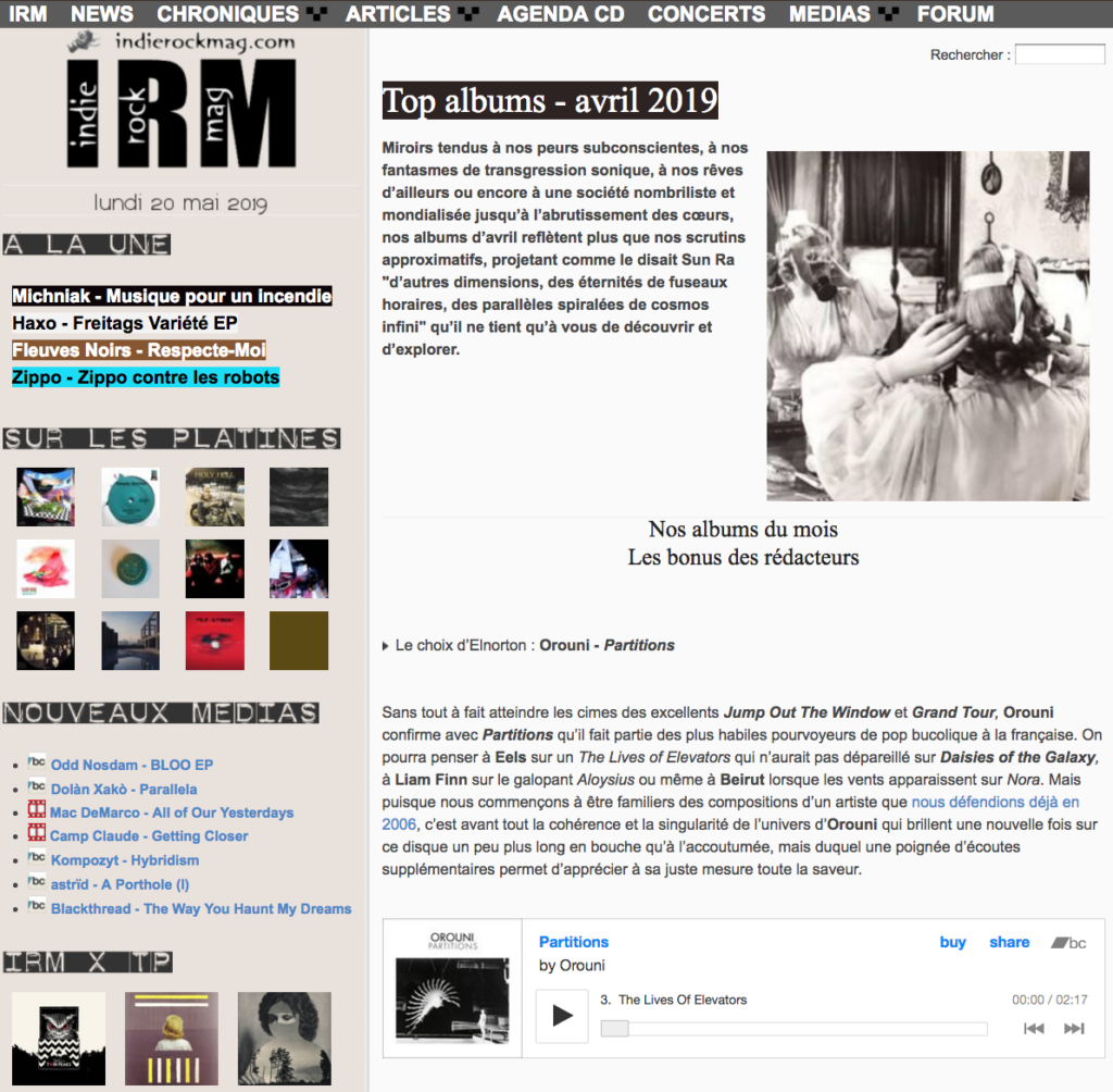 Orouni - Indie Rock Mag